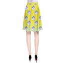 English Breakfast Yellow Pattern Mint Ombre A-Line Skirt View2