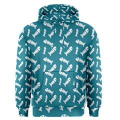 Fish Teal Blue Pattern Men s Pullover Hoodie by snowwhitegirl