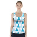 Abstract Modern Background Blue Racer Back Sports Top View1