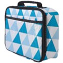 Abstract Modern Background Blue Full Print Lunch Bag View4