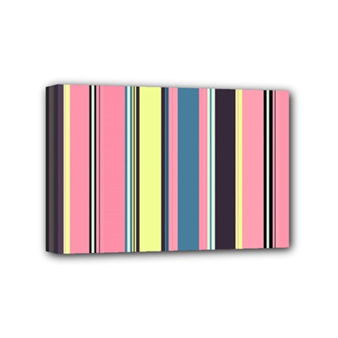 Stripes Colorful Wallpaper Seamless Mini Canvas 6  x 4  (Stretched)