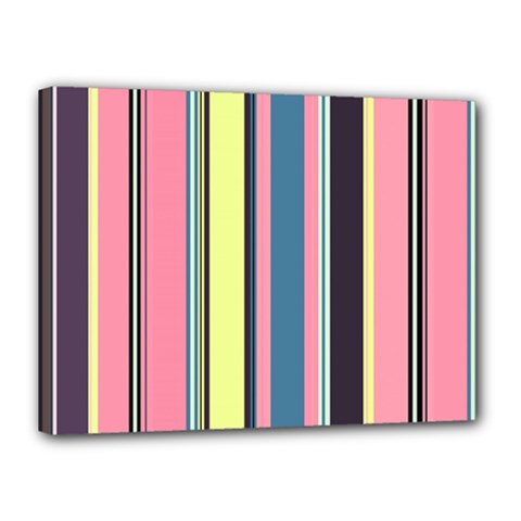 Stripes Colorful Wallpaper Seamless Canvas 16  x 12  (Stretched)