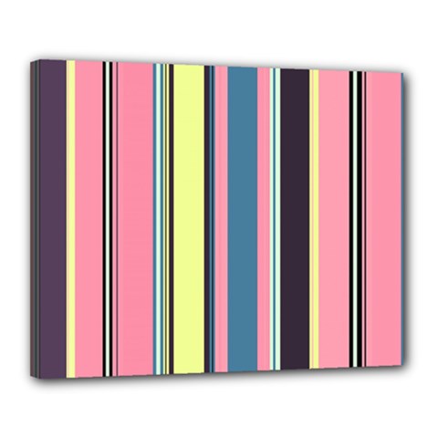 Stripes Colorful Wallpaper Seamless Canvas 20  x 16  (Stretched)