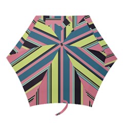 Stripes Colorful Wallpaper Seamless Mini Folding Umbrellas