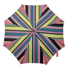 Stripes Colorful Wallpaper Seamless Hook Handle Umbrellas (Small)