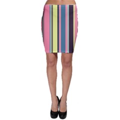 Stripes Colorful Wallpaper Seamless Bodycon Skirt