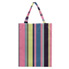Stripes Colorful Wallpaper Seamless Classic Tote Bag