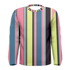 Stripes Colorful Wallpaper Seamless Men s Long Sleeve Tee