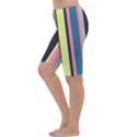 Stripes Colorful Wallpaper Seamless Cropped Leggings  View2