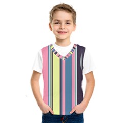 Stripes Colorful Wallpaper Seamless Kids  SportsWear