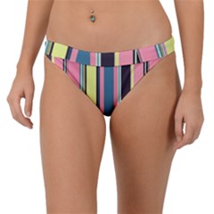Stripes Colorful Wallpaper Seamless Band Bikini Bottom