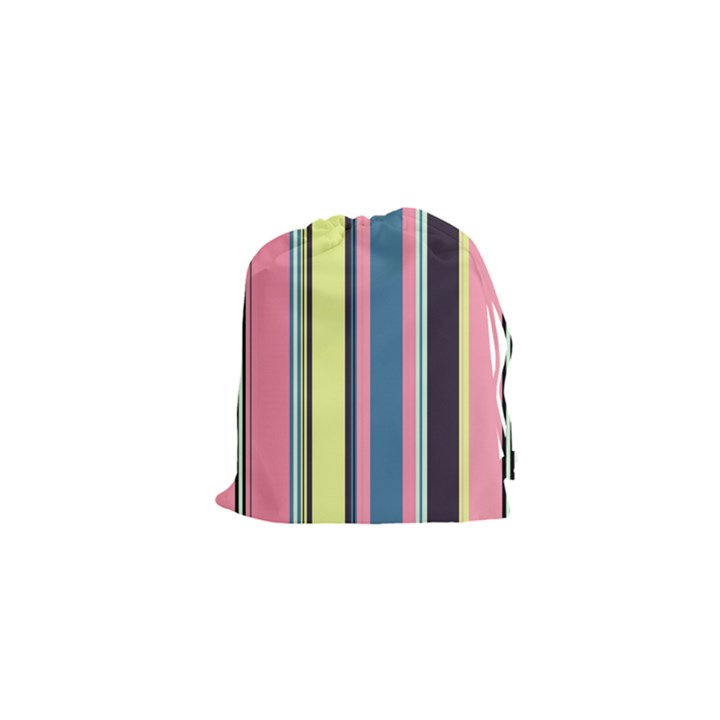 Stripes Colorful Wallpaper Seamless Drawstring Pouch (XS)