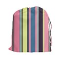 Stripes Colorful Wallpaper Seamless Drawstring Pouch (XXL) View1