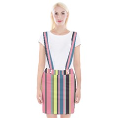 Stripes Colorful Wallpaper Seamless Braces Suspender Skirt