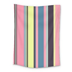 Stripes Colorful Wallpaper Seamless Medium Tapestry by Vaneshart