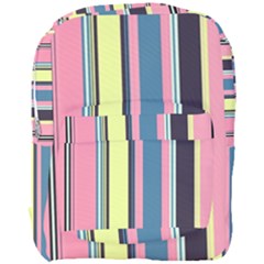 Stripes Colorful Wallpaper Seamless Full Print Backpack