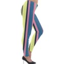 Stripes Colorful Wallpaper Seamless Lightweight Velour Leggings View4