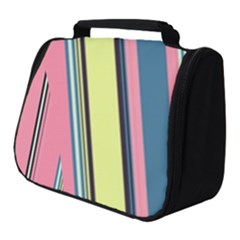 Stripes Colorful Wallpaper Seamless Full Print Travel Pouch (Small)
