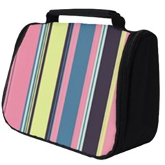 Stripes Colorful Wallpaper Seamless Full Print Travel Pouch (Big)