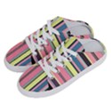 Stripes Colorful Wallpaper Seamless Half Slippers View2