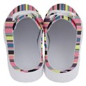 Stripes Colorful Wallpaper Seamless Half Slippers View4