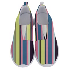 Stripes Colorful Wallpaper Seamless No Lace Lightweight Shoes