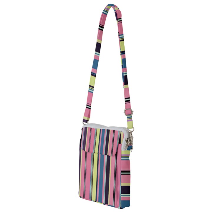 Stripes Colorful Wallpaper Seamless Multi Function Travel Bag