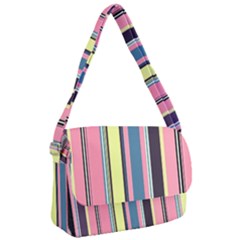 Stripes Colorful Wallpaper Seamless Courier Bag