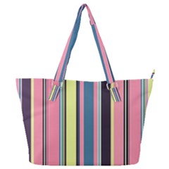 Stripes Colorful Wallpaper Seamless Full Print Shoulder Bag