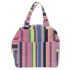 Stripes Colorful Wallpaper Seamless Boxy Hand Bag