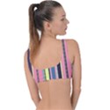 Stripes Colorful Wallpaper Seamless Ring Detail Bikini Top View2