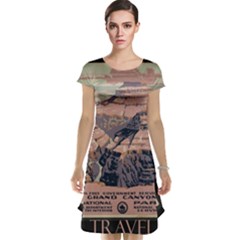 Vintage Travel Poster Grand Canyon Cap Sleeve Nightdress by Vaneshart