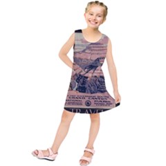 Vintage Travel Poster Grand Canyon Kids  Tunic Dress