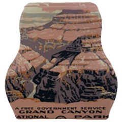 Vintage Travel Poster Grand Canyon Car Seat Velour Cushion  by Vaneshart
