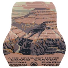 Vintage Travel Poster Grand Canyon Car Seat Back Cushion 
