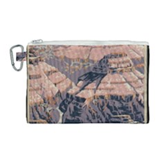 Vintage Travel Poster Grand Canyon Canvas Cosmetic Bag (Large)