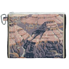 Vintage Travel Poster Grand Canyon Canvas Cosmetic Bag (XXL)