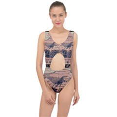 Vintage Travel Poster Grand Canyon Center Cut Out Swimsuit