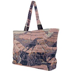 Vintage Travel Poster Grand Canyon Simple Shoulder Bag