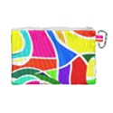 Abstract Background Canvas Cosmetic Bag (Large) View2