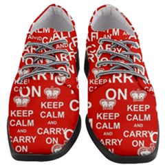Keep Calm And Carry On Women Heeled Oxford Shoes
