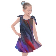 Abstract Paint Painting Watercolor Kids  Tie Up Tunic Dress by Vaneshart