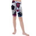 Soccer Ball With Great Britain Flag Kids  Mid Length Swim Shorts View1