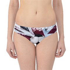 Soccer Ball With Great Britain Flag Hipster Bikini Bottoms by Vaneshart