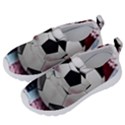 Soccer Ball With Great Britain Flag Kids  Velcro No Lace Shoes View2