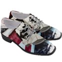 Soccer Ball With Great Britain Flag Women Heeled Oxford Shoes View3