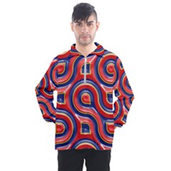 Pattern Curve Design Men s Half Zip Pullover by Vaneshart