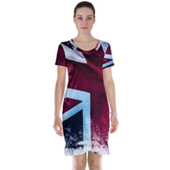 The British Flag Short Sleeve Nightdress by Vaneshart