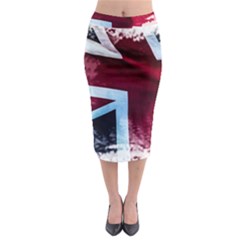 The British Flag Midi Pencil Skirt