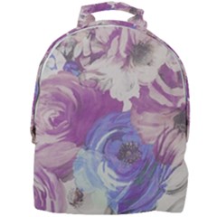 Floral Vintage Wallpaper Pattern Mini Full Print Backpack by Vaneshart